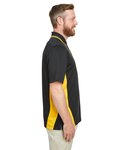 Harriton M386T Men's Tall Flash Snag Protection Plus IL Colorblock Polo Side Thumbnail