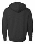 independent trading co. afx4000z full-zip hooded sweatshirt Back Thumbnail