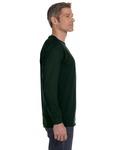 Hanes 5586 Authentic-T ® 100% Cotton Long Sleeve T-Shirt Side Thumbnail