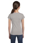 LAT 2616 Girls' Fine Jersey T-Shirt Back Thumbnail