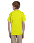 Hanes 5370 Youth EcoSmart ® 50/50 Cotton/Poly T-Shirt Back Thumbnail