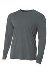 a4 n3165 men's cooling performance long sleeve t-shirt Front Thumbnail