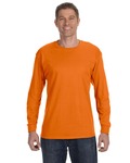 Hanes 5586 Authentic-T ® 100% Cotton Long Sleeve T-Shirt Back Thumbnail