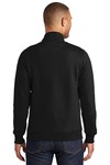 port & company pc850q fan favorite fleece 1/4-zip pullover sweatshirt Back Thumbnail