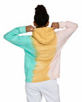 us blanks 4412rb unisex made in usa rainbow tie-dye hooded sweatshirt Back Thumbnail