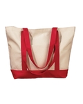 bagedge be004 12 oz. canvas boat tote Front Thumbnail