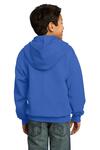 Port & Company PC90YZH Youth Core Fleece Full-Zip Hooded Sweatshirt Back Thumbnail