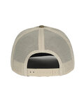 outdoor cap oc771c structured camo trucker with solid mesh back hat Back Thumbnail