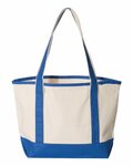 q-tees q125800 20l small deluxe tote Back Thumbnail