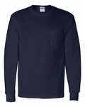 Gildan G241 Unisex Ultra Cotton® Long Sleeve Pocket T-Shirt Front Thumbnail