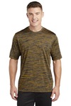 sport-tek st390 posicharge ® electric heather tee Front Thumbnail