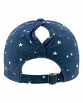 Infinity Her HATTIE Women's Garment-Washed Fashion Print Cap Back Thumbnail
