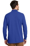 port authority k8000ls ezcotton ® long sleeve polo Back Thumbnail