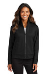 port authority lk881 ladies c-free ® double knit full-zip Front Thumbnail