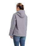 berne whj48 ladies' sherpa-lined twill hooded jacket Back Thumbnail