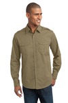port authority s649 stain-release roll sleeve twill shirt Front Thumbnail