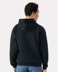 gildan sf600 unisex softstyle fleece hooded sweatshirt Back Thumbnail