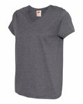 Hanes 5780 Ladies ComfortSoft ® V-Neck T-Shirt Side Thumbnail