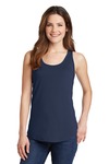 Port & Company LPC54TT Ladies Core Cotton Tank Top Front Thumbnail