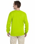 Gildan G240 100% Cotton Long Sleeve T-Shirt Back Thumbnail