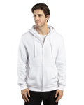 threadfast apparel 320z unisex ultimate fleece full-zip hooded sweatshirt Back Thumbnail