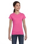 LAT 2616 Girls' Fine Jersey T-Shirt Front Thumbnail