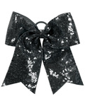 augusta sportswear 6702 sequin cheer glitter bow Front Thumbnail