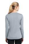 Sport-Tek LST353LS Women's Long Sleeve PosiCharge ® Competitor™ V-Neck Tee Back Thumbnail