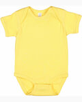Rabbit Skins 4400 Infant Baby Rib Bodysuit Front Thumbnail