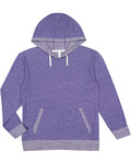 LAT 6779 Adult Harborside Melange French Terry Hooded Sweatshirt Front Thumbnail