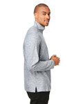 north end ne415 men's eclipse jacquard quarter-zip Side Thumbnail