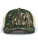 Pacific Headwear P640 VINTAGE MOSSY OAK® TRUCKER CAP Front Thumbnail