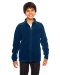 team 365 tt90y youth campus microfleece jacket Front Thumbnail