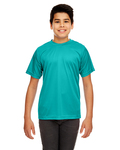 UltraClub 8420Y Youth Cool & Dry Sport Performance Interlock T-Shirt Front Thumbnail