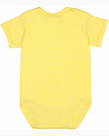 Rabbit Skins 4400 Infant Baby Rib Bodysuit Back Thumbnail