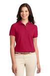 Port Authority L500 Ladies Silk Touch™ Polo Front Thumbnail