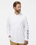 columbia 212482 pfg terminal tackle™ hooded long sleeve t-shirt Front Thumbnail
