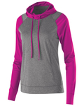holloway 222739 ladies' dry-excel™ echo performance polyester knit training hoodie Front Thumbnail