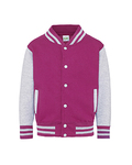 just hoods by awdis jhy043 youth 80/20 heavyweight letterman jacket Front Thumbnail