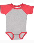 rabbit skins rs4430 infant baseball fine jersey bodysuit Front Thumbnail