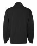 badger sport 1480 adult 1/4-zip polyester pullover fleece Back Thumbnail