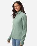 North End NE725W Women's Spirit Textured Quarter-Zip Pullover Side Thumbnail