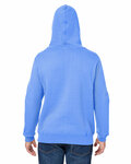J America JA8824 Adult Premium Fleece Pullover Hooded Sweatshirt Back Thumbnail