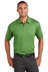 port authority k576 trace heather polo Front Thumbnail
