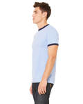 Bella + Canvas 3055C Men's Jersey Short-Sleeve Ringer T-Shirt Side Thumbnail