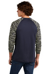 Sport-Tek ST376LS Drift Camo Colorblock Long Sleeve Tee Back Thumbnail