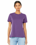 Bella + Canvas B6400 Ladies' Relaxed Jersey Short-Sleeve T-Shirt Front Thumbnail