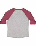 Rabbit Skins RS3330 Toddler Baseball T-Shirt Back Thumbnail