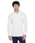 CORE365 88192 Men's Pinnacle Performance Long-Sleeve Piqué Polo Back Thumbnail