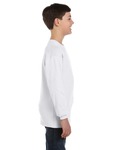 hanes 5546 youth 6.1 oz. authentic-t ® long-sleeve t-shirt Side Thumbnail